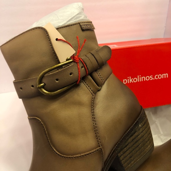 Pikolinos Leather Buckle Ankle Boots NWT US SIZE 7 - Picture 9 of 14